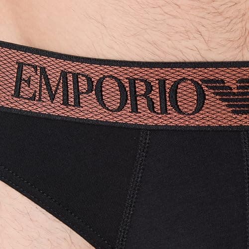 Detalle 2 de Emporio Armani Shiny Logoband Brief negro M
