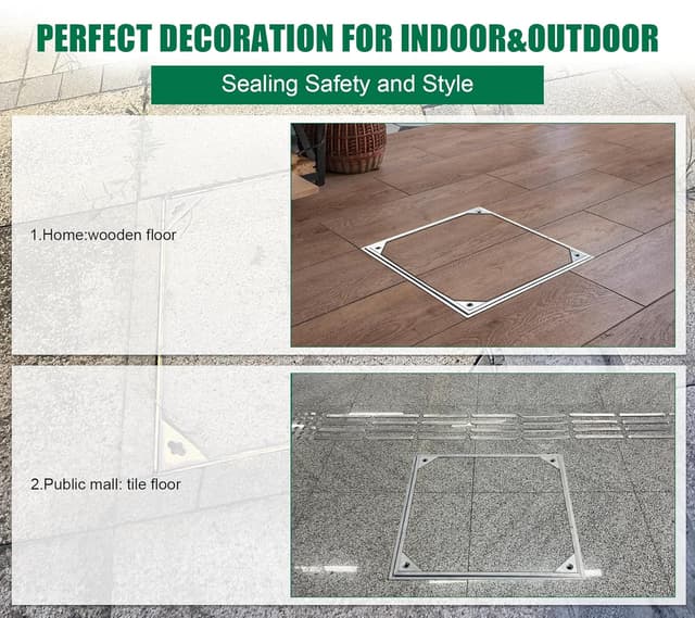 Detalle de NATOTELA recessed manhole cover 500x500mm