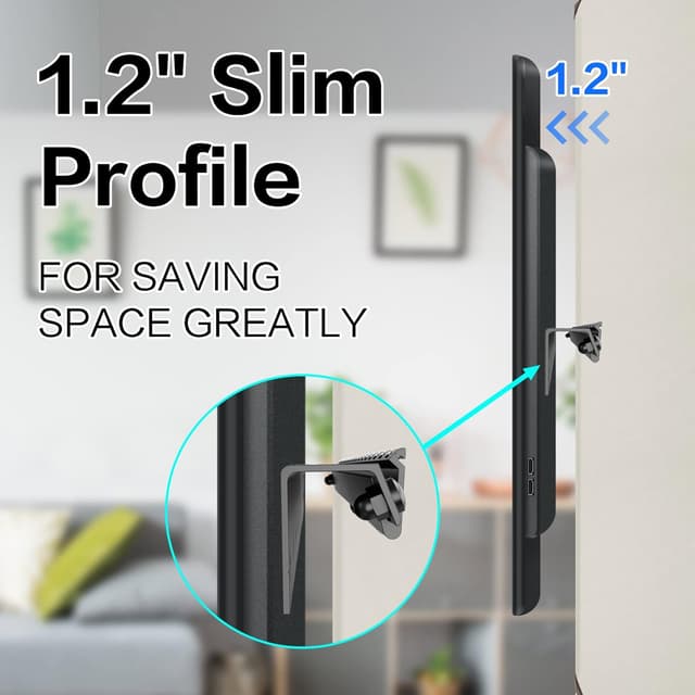 Detalle 2 de No Drill Drywall TV Mount 22–55 Inch TVs