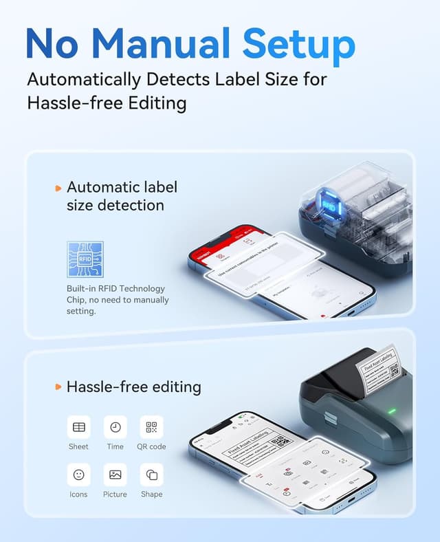 Thumbnail 6 de NIIMBOT B1 Bluetooth 2-inch label printer 🖨