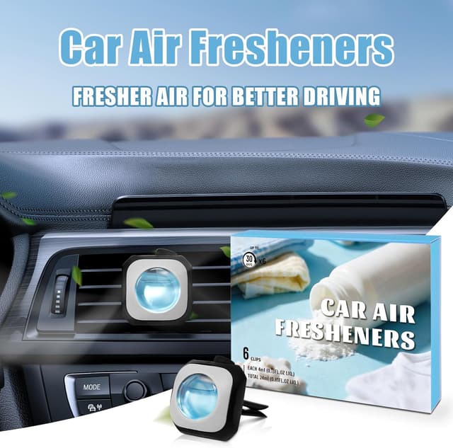 Thumbnail 6 de SCENTORINI Autoduft Clip-Autolufterfrischer „Babypuder“ (4 ml, 6 Stück)