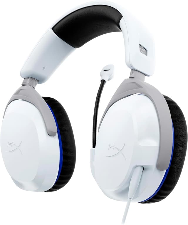 Detalle 2 de HyperX Cloud Stinger 2 – kabelgebundenes Gaming-Headset für PlayStation, leicht & mit drehbarem Mikrofon (weiß)
