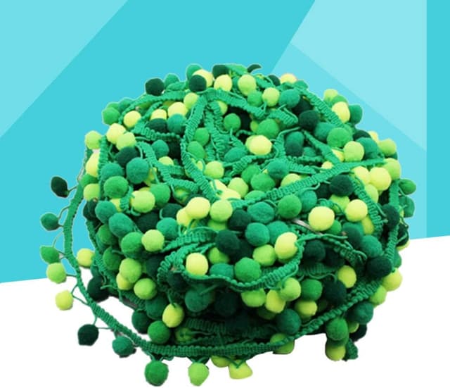 Thumbnail 3 de EXCEART 4.5 M Bommelborte in 5 Farben