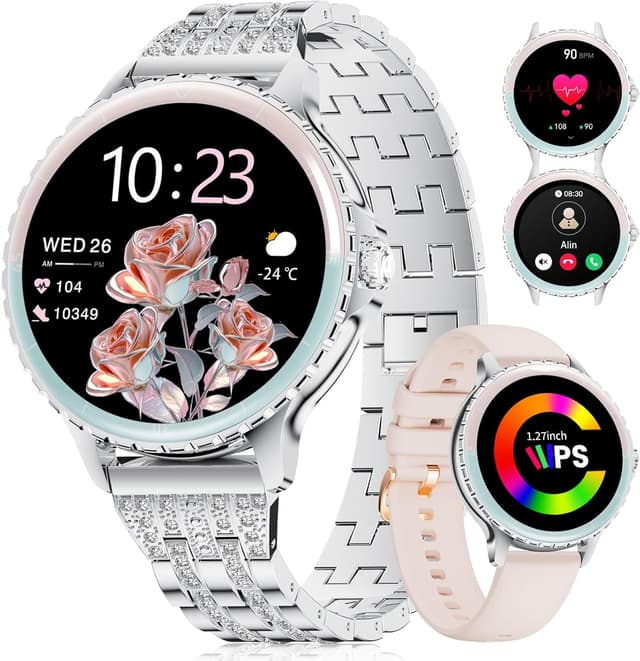 Detalle de LIGE Smart Watch Women Phone Call 1.27 inch