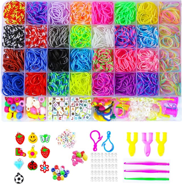 Imagen de Elastici Loom Bands 2500+ per braccialetti en OfertitasTOP