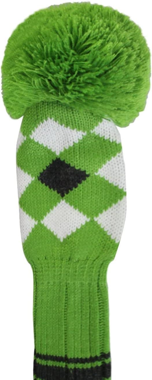 Detalle de Scott Edward Knit Hybrid Golf Club Covers for Hybrids & UTs – Fine Stripes long neck, washable knit