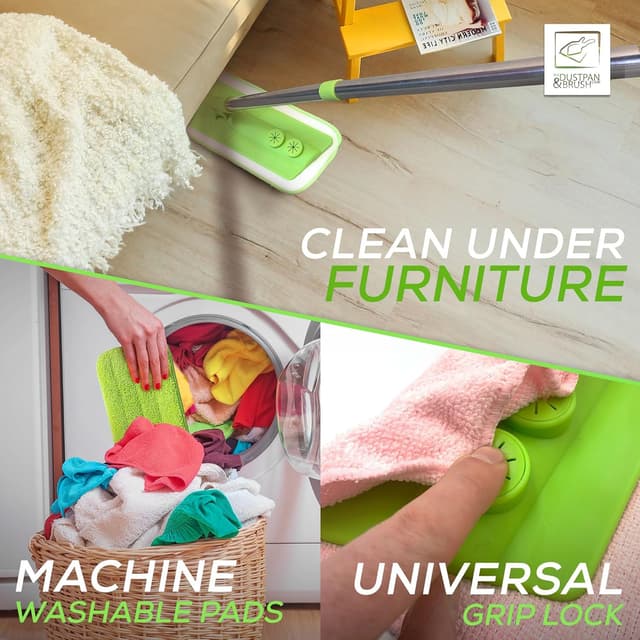 Thumbnail 4 de TDBS Microfibre Mop for Hard Floors