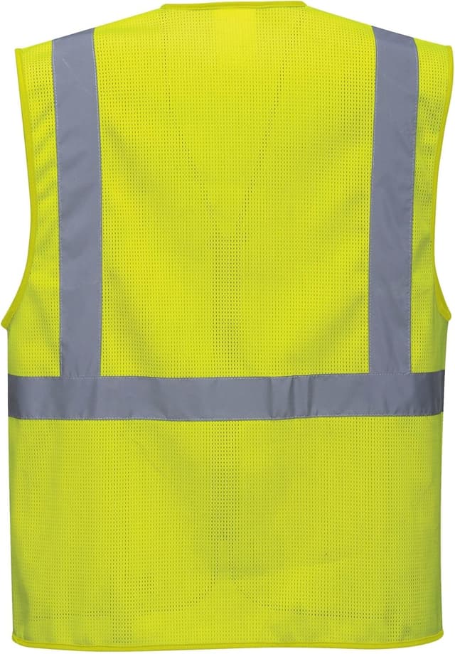Detalle 2 de Portwest Gilet Executive Atene MeshAir Hi-Vis (EN ISO 20471 Class 2) con 7 tasche