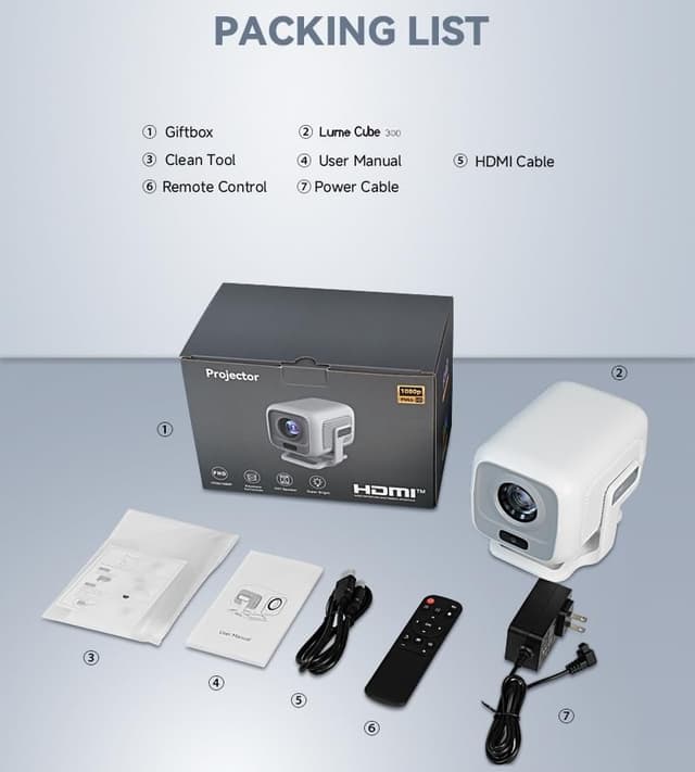 Thumbnail 7 de LYNCAST Vision Beamer Proyector Android TV 📽