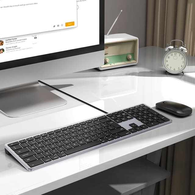 Thumbnail 6 de Seenda JP208 Slim Wired Keyboard with Numeric Pad ⌨