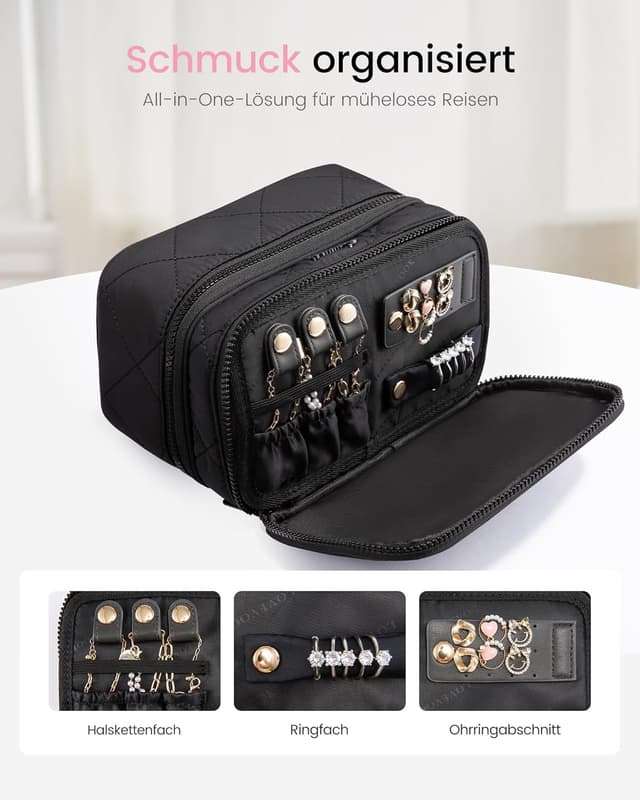 Detalle de LOVEVOOK Kosmetiktasche Doppelkammer 23