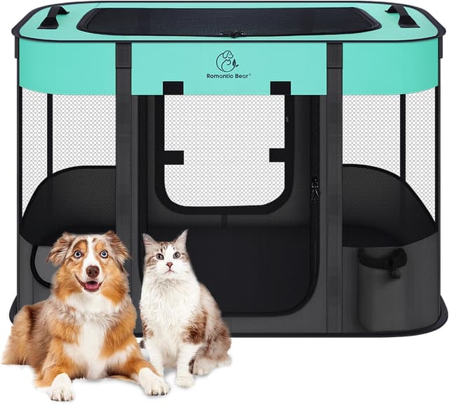 Imagen de Foldable Pet Playpen L 100x80x60cm en OfertitasTOP