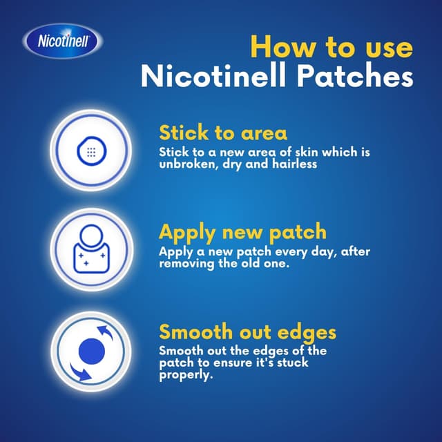 Thumbnail 6 de Nicotinell Nicotine 14mg Patch Pack of 7 — 24h craving control 🚑