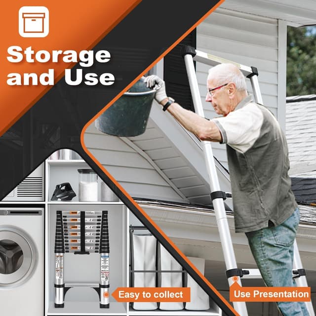 Thumbnail 6 de SocTone Telescoping Ladder 12.5 FT