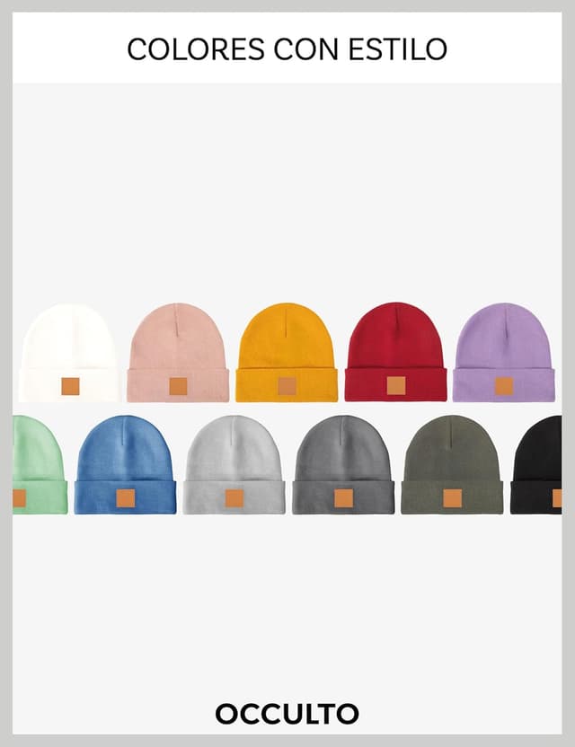 Thumbnail 1 de Gorro de invierno Occulto con parche de cuero