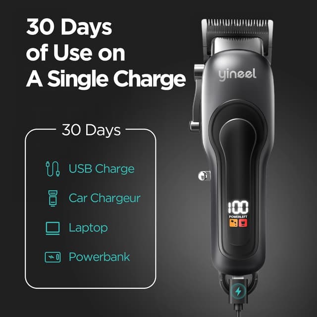 Thumbnail 5 de Yineel Hair Clippers Professional cordless trimmer ✂