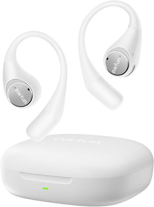 Detalle de EarFun OpenJump Bluetooth Open-Ear Kopfhörer mit LDAC, Hi-Res Audio, Theatermodus & 42 Std. Akku (IPX7)