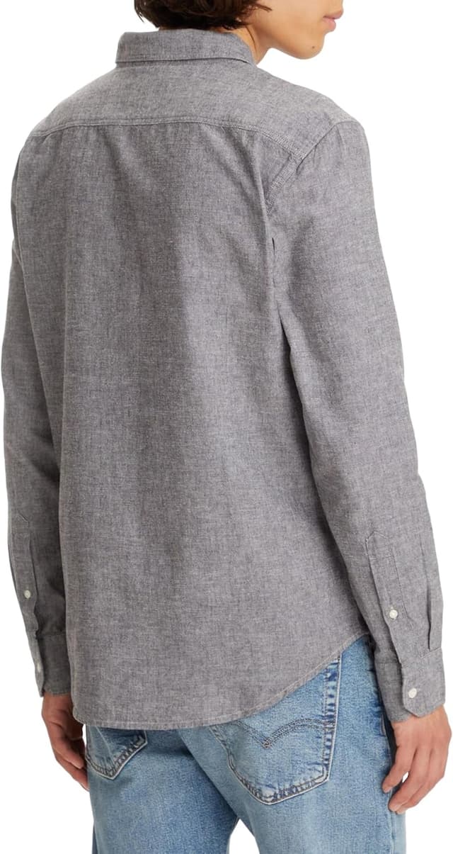 Detalle de Levi’s Long-Sleeve Battery Housemark Slim : chemise homme à manches longues