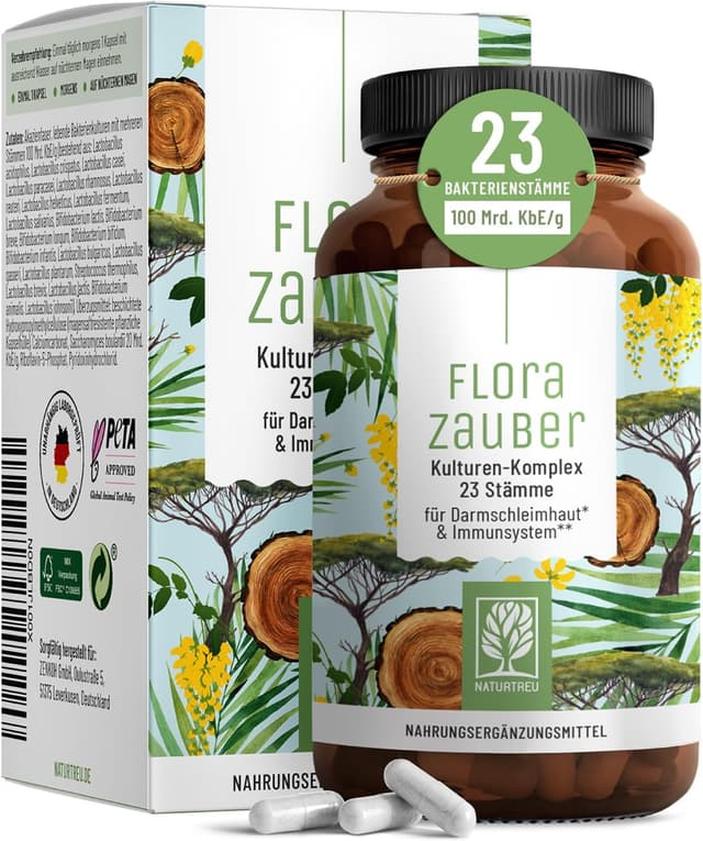 Imagen de NATURTREU Florazauber Probiotika 60 Kapseln đ en OfertitasTOP