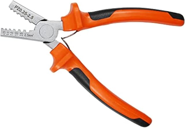 Detalle de Gamesalor Crimpzange für Aderendhülsen – Kabelschuhe crimpen, schneiden & abisolieren