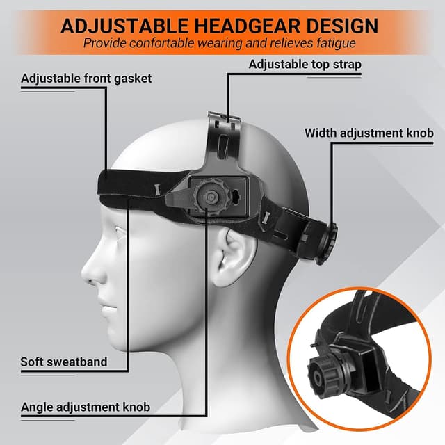 Thumbnail 3 de DEKO Casco de soldadura solar autooscurecimiento 4/9-13