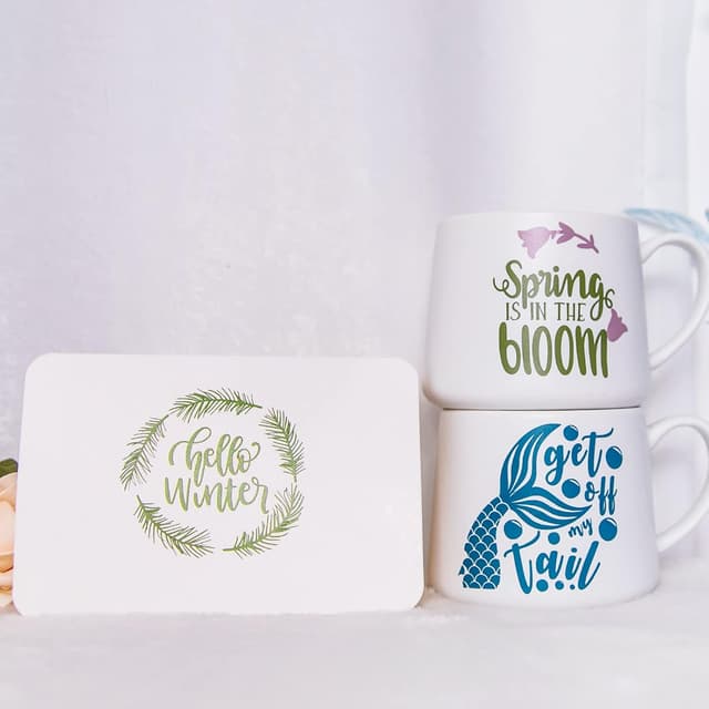 Detalle de Vinyl Frog Matte Olive Green Permanent Adhesive Vinyl Roll (30.5x305cm) for Bottle & Glass Decoration