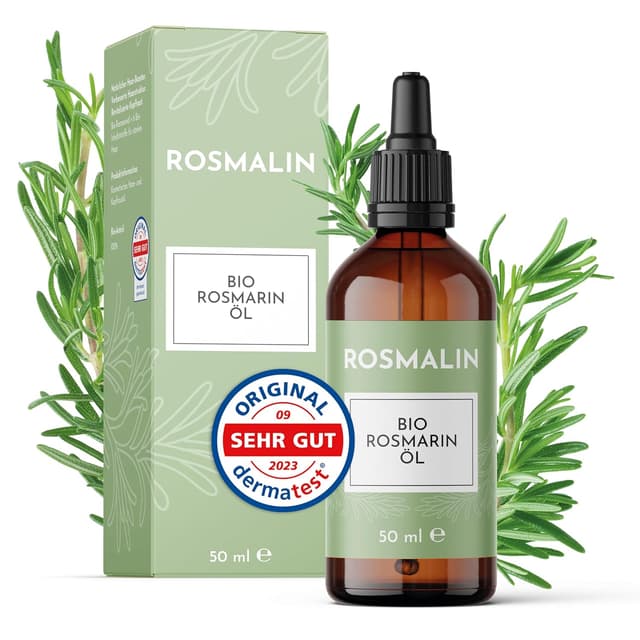 Imagen de Rosmalin Rosmarinöl Haare 100% Bio Kopfhautpflegemittel en OfertitasTOP