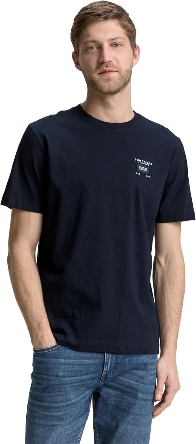 Detalle 2 de TOM TAILOR 1046757 T-Shirt da uomo a maniche corte