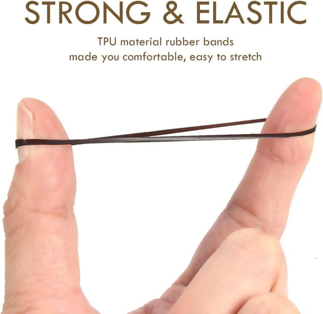 Thumbnail 4 de Hoyols élastiques cheveux marron, 1000 pièces