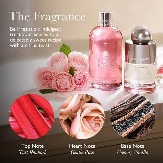 Detalle de Delicious Rhubarb & Rose Hand Cream 40 ml