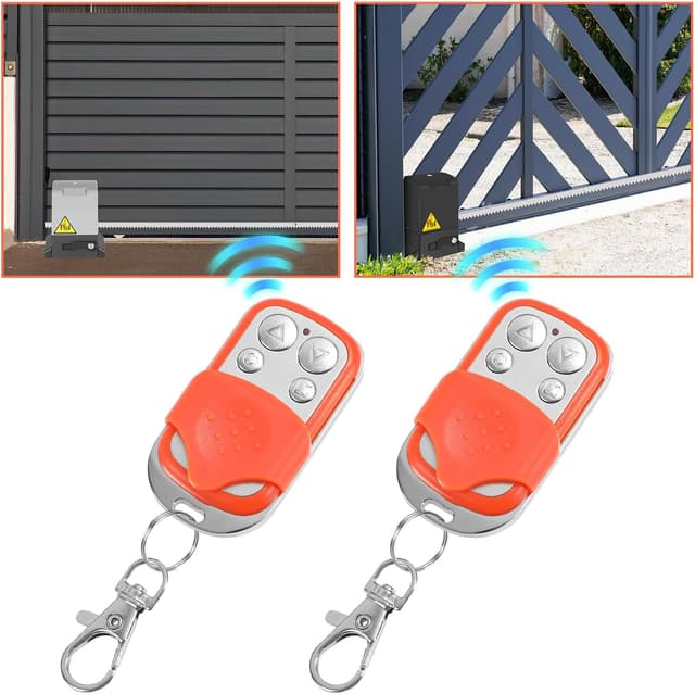 Thumbnail 6 de Jaxguom télécommande portail universelle (2 pièces) 433,92 MHz, 4 fonctions pour porte coulissante