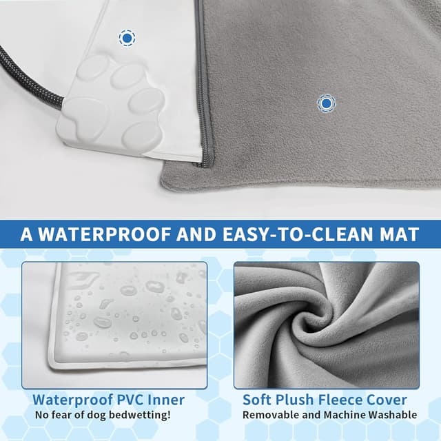 Thumbnail 6 de RC SLL Heated Pet Bed Pad 71 x 46 cm – waterproof heated mat with smart thermostat