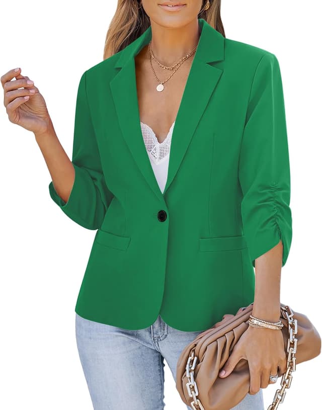 Detalle de LookbookStore Blazer Jacket Women Casual