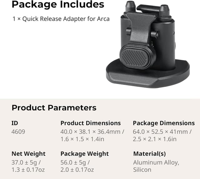 Thumbnail 4 de SMALLRIG H11 Schnellspannadapter 1️⃣