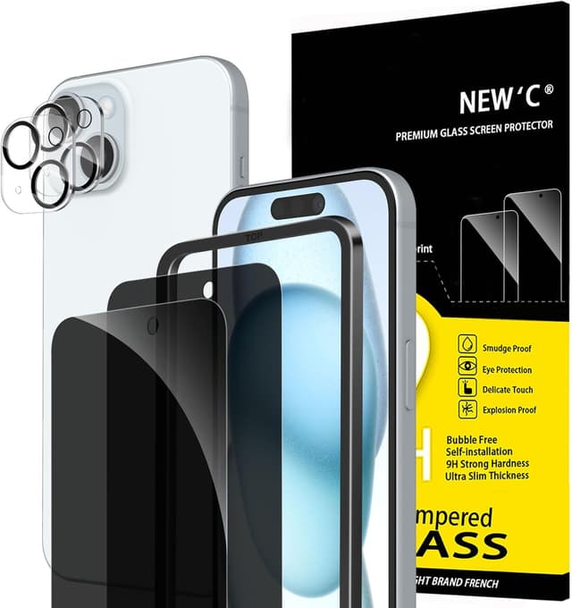 Imagen de NEW'C Pellicola Privacy per iPhone 15 6,1″ en OfertitasTOP