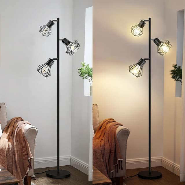 Thumbnail 6 de BBHome Industrielle Stehlampe