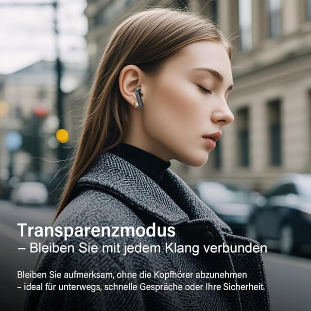 Detalle 1 de Bluetooth In-Ear Kopfhörer mit ANC, 49 Std