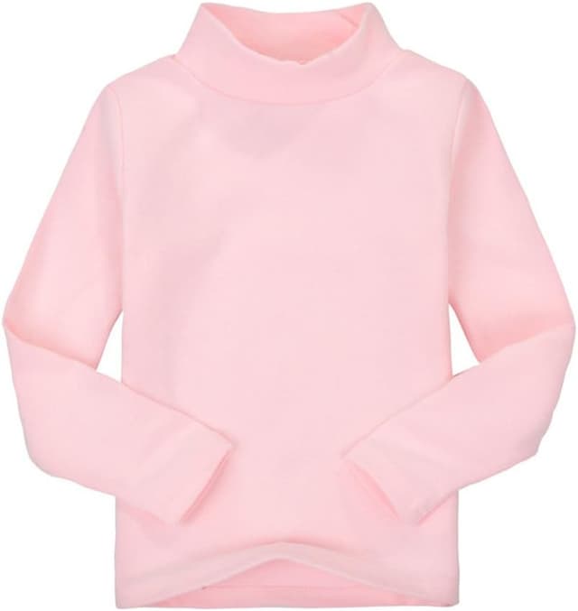 Detalle de CuteOn Kids long-sleeve high neck cotton t-shirt (2–6 years)