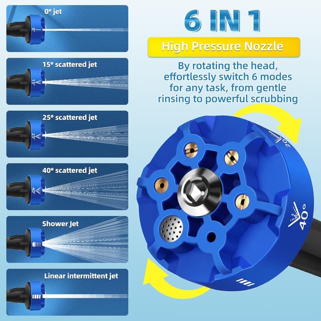 Thumbnail 5 de Idropulitrice portatile senza fili 30 livelli di pressione