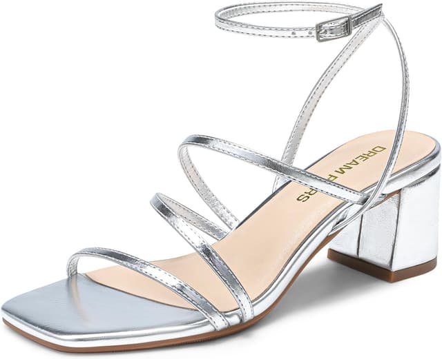 Thumbnail 6 de DREAM PAIRS Women’s Block Heels 2 inch Strappy Square Toe Dressy Sandals