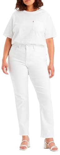 Thumbnail 9 de Levi's 724 High Rise Straight Jeans Mujer 🌼 - Western White