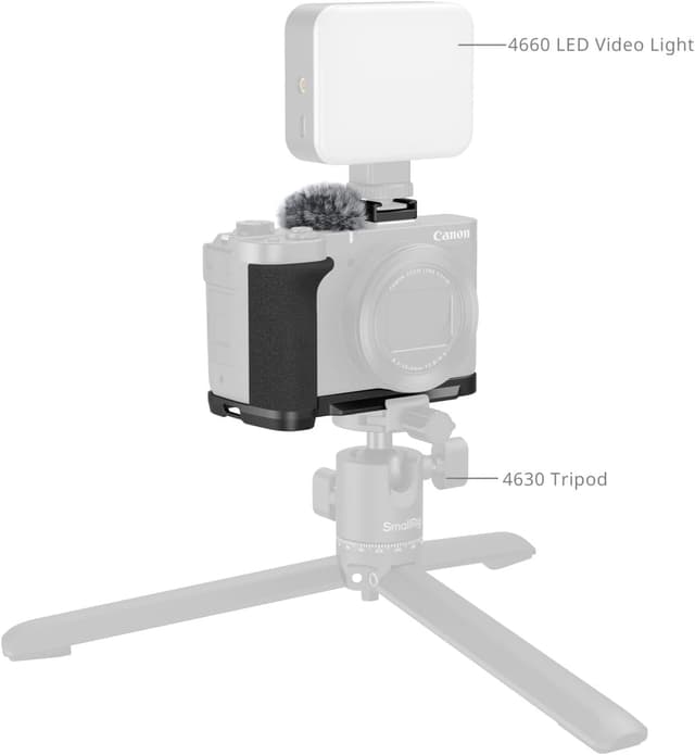 Thumbnail 4 de SMALLRIG 5808 L‑Shape Griff für Canon PowerShot V1