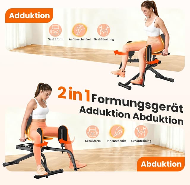 Thumbnail 2 de HXD-ERGO 6 Widerstandsstufen Hip Abductor Machine