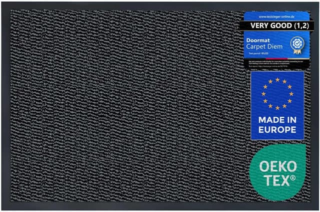 Detalle de Carpet Diem Zerbino 40x60 Nero Antracite