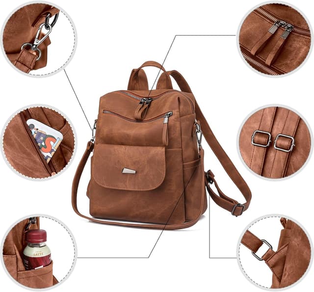 Thumbnail 4 de Puwuzixi Women Backpack 11.8in lightweight