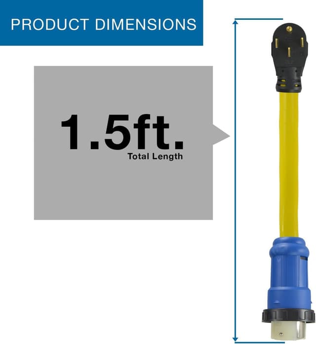 Thumbnail 3 de Conntek 50-Amp RV Pigtail Adapter ⚡