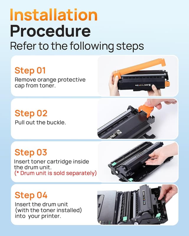 Thumbnail 6 de E-Z Ink TN760 Toner for Brother 3000-page