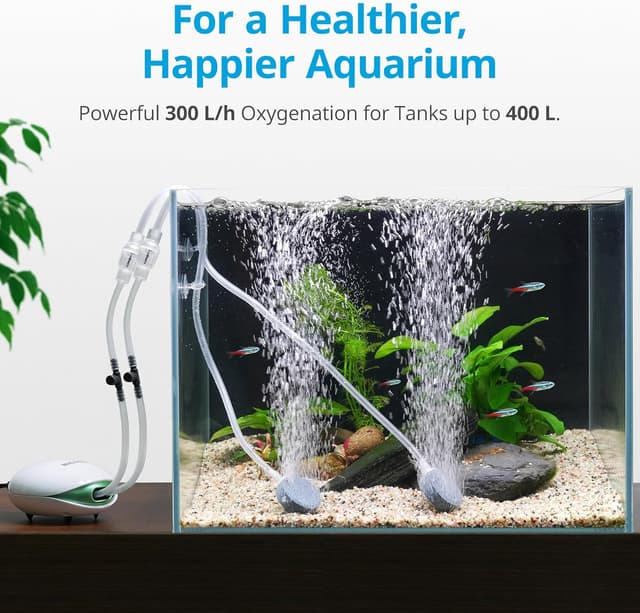 Detalle 2 de NICREW UFO air pump 2.5W for up to 400 L