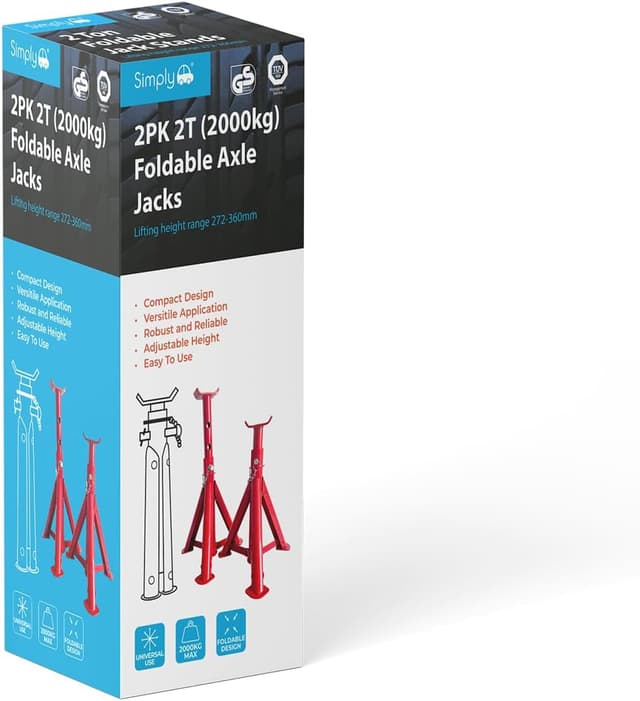 Detalle 2 de Simply Auto 2T Foldable Jack Stand Pair
