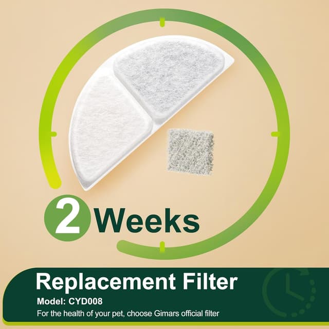 Thumbnail 1 de Gimars Filtri Cotone 8 pezzi Fontana